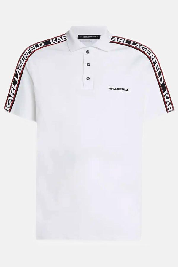 ΜΠΛΟΥΖΑ POLO KARL LAGERFELD - 100 WHITE